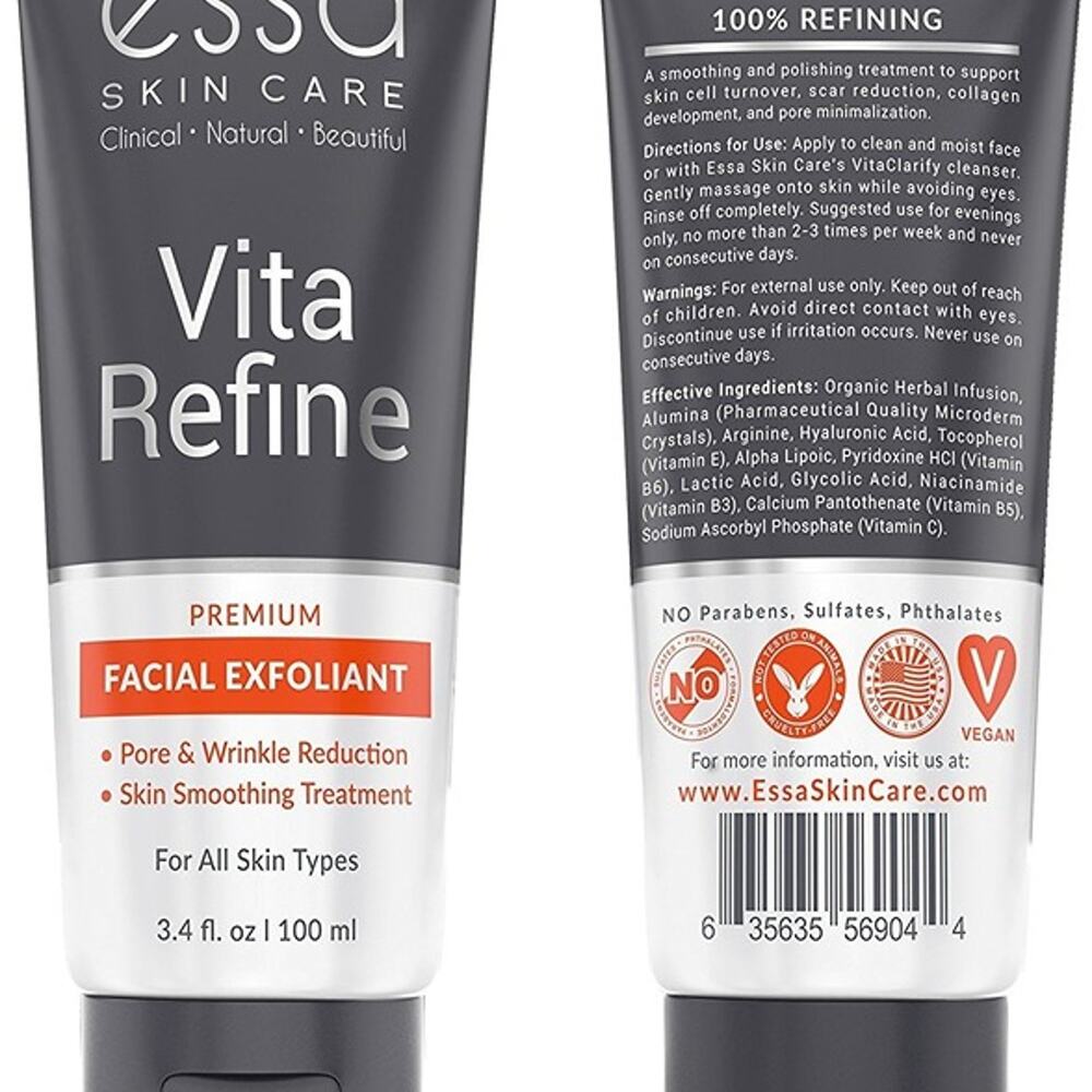 Vita Refine Exfoliating Face Scrub (3.4 Oz.) by Essa